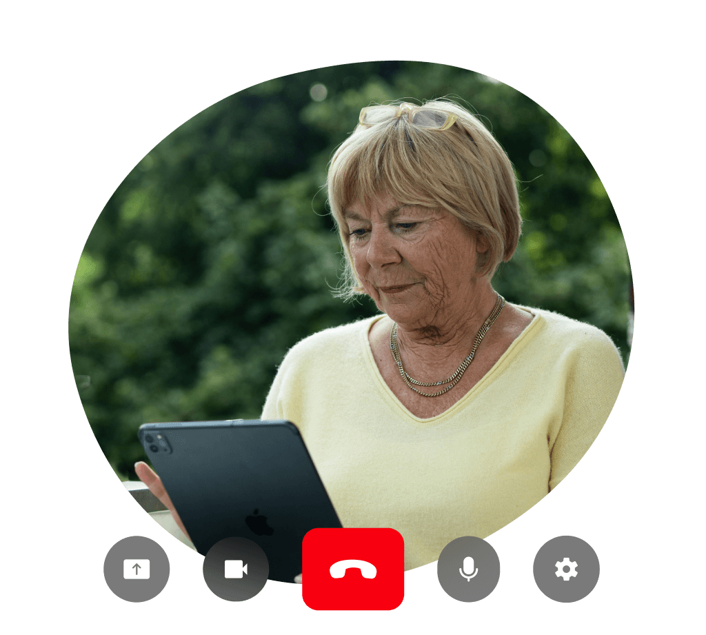Bild einer digitalen Pflegeberatung